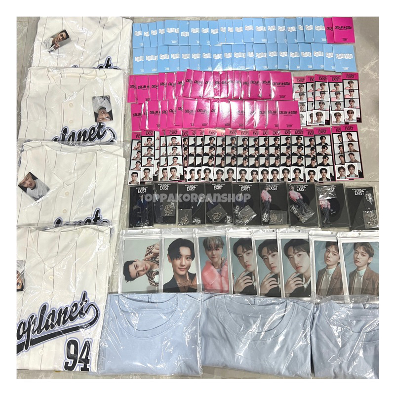 [READY] EXO Cream Soda Official MD Trading Card 4Cut 4x6 Photo set Chanyeol Sehun Baekhyun
