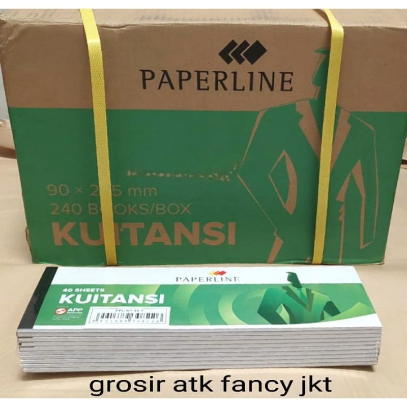 

( 10 buku ) Paper Kuitansi Kwitansi 40 Lembar Tanggung