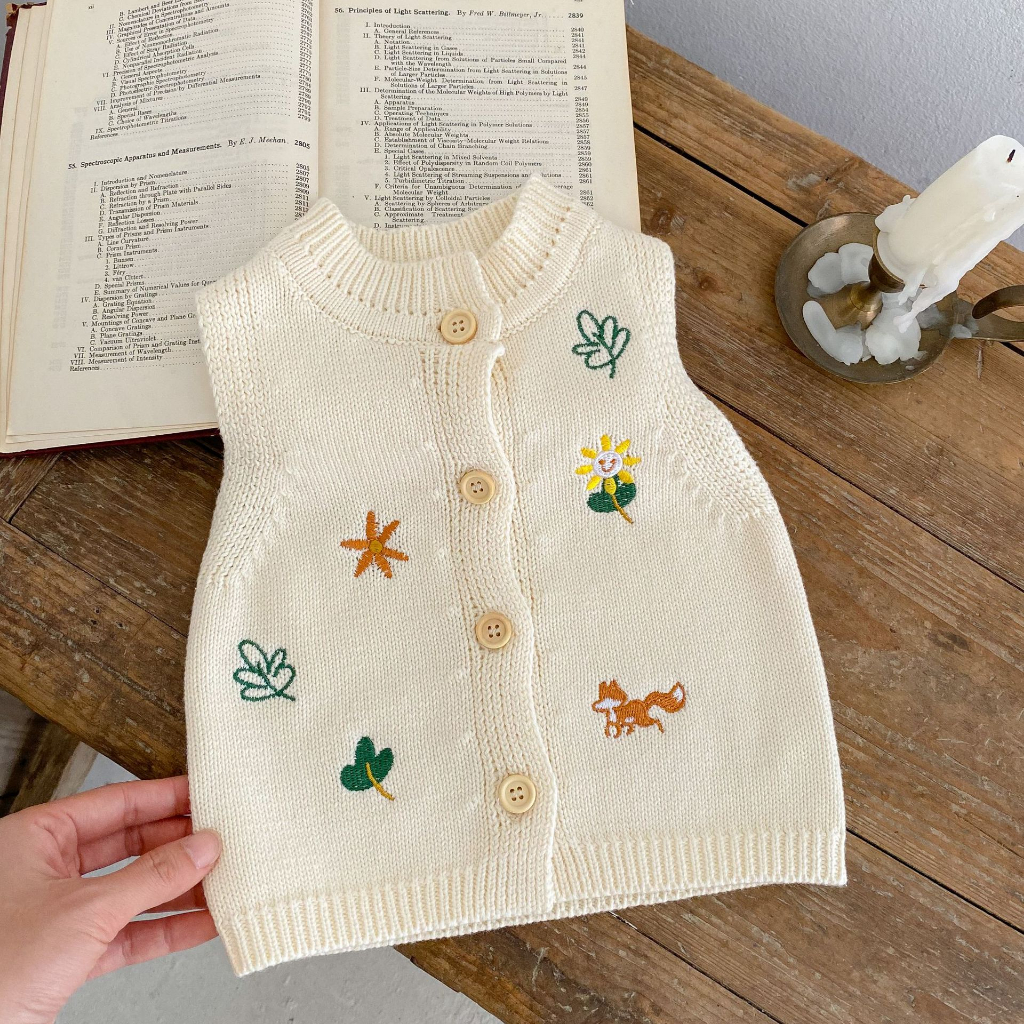 ROMPI BAYI / ROMPI ANAK / ATASAN BAYI / ATASAN BAJU ANAK / BAJU ANAK - MILI KNIT VEST