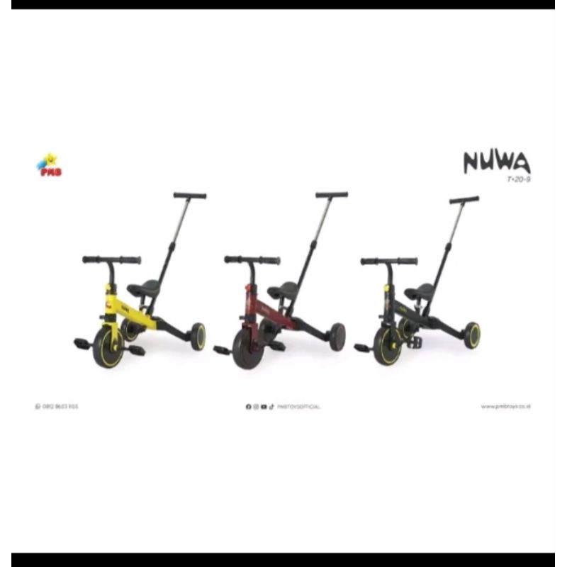 MAINAN SEPEDA KESEIMBANGAN BALANCE BIKE GYRO/GYRO 101C/ NUWA T20-5/NUWA T20-9