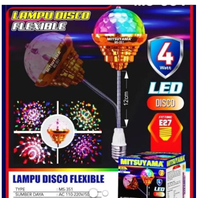 Lampu Disco Flexible Mitsuyama LED Disco MS-351