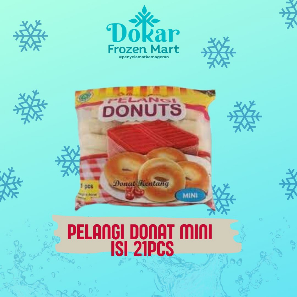 

PELANGI DONAT MINI ISI 21PCS