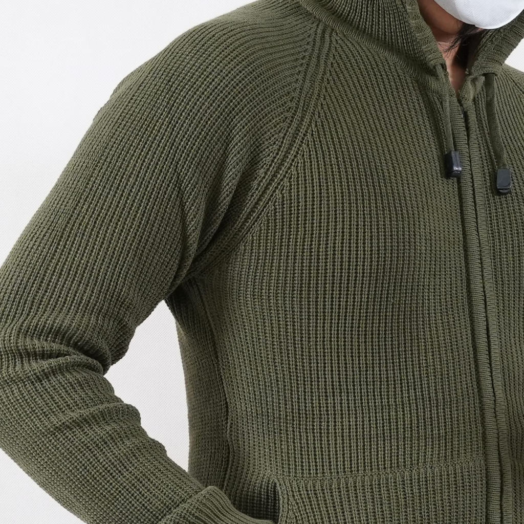 Forzie Sweater Rajut pria Wanita Hoodie Rajut Zipper Pria Sweater Rajut Tebal Original Cowok