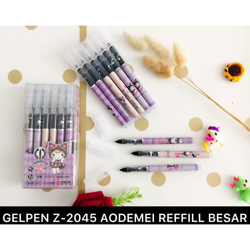 

AODEMEI PULPEN GEL / GEL PEN 0.5 MM WARNA HITAM MOTIF SANRIO ISI 1 PCS