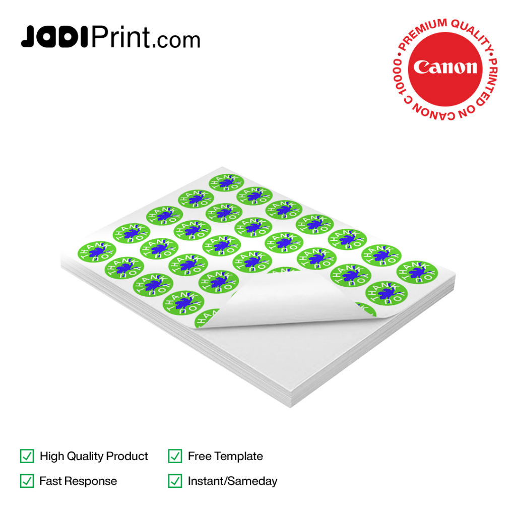 

Sticker Vinyl A3 + Cutting / Mesin Canon C10000