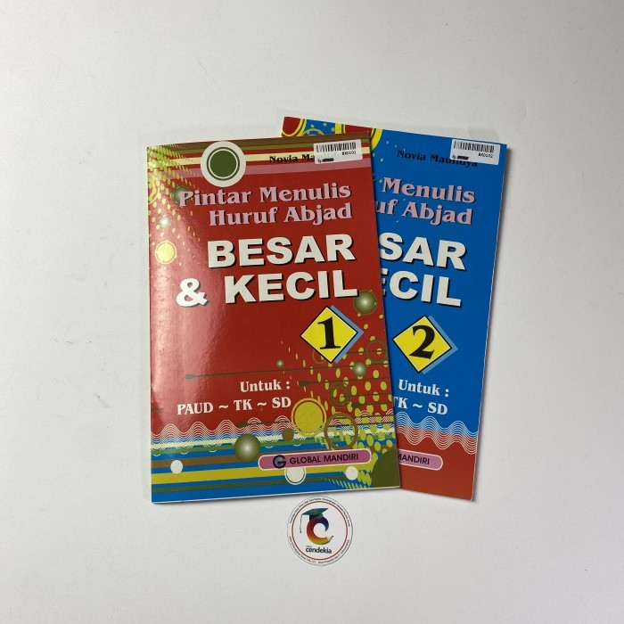 Buku Pintar Menulis Huruf Abjad Besar dan Kecil 1 dan 2