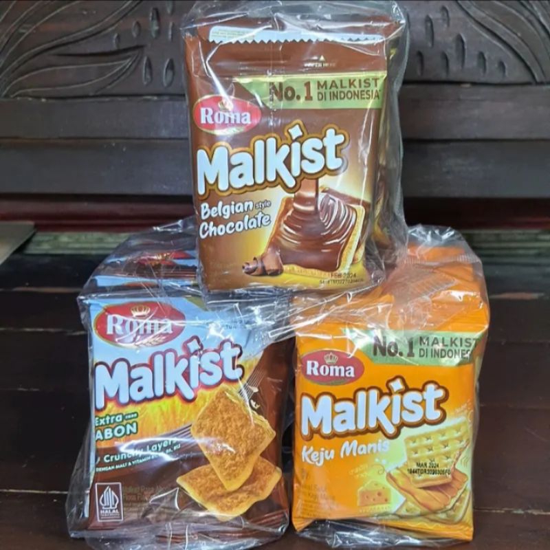 

KS - 1 Renceng 10 Pcs Roma Malkist ( Abon / Coklat / Keju / Coklat Kelapa / Crakers ) / Roma Malkist Rencengan