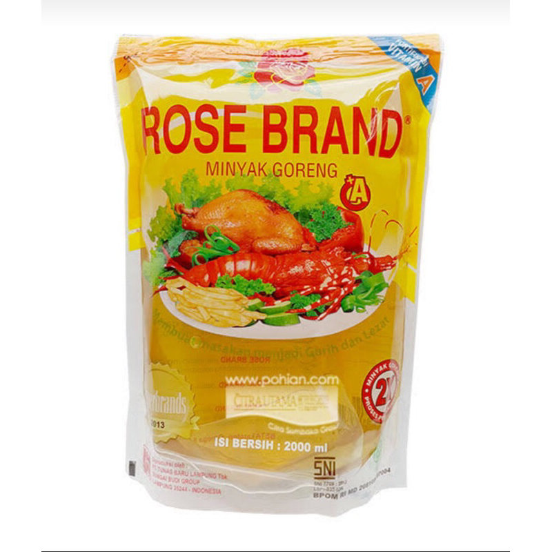 

Minyak goreng rose brand 2 liter