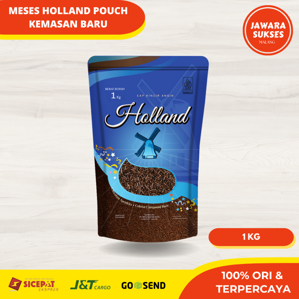 

Meses Holland Premium 1 Kg | Mesis Coklat Holand Biru Kemasan Asli