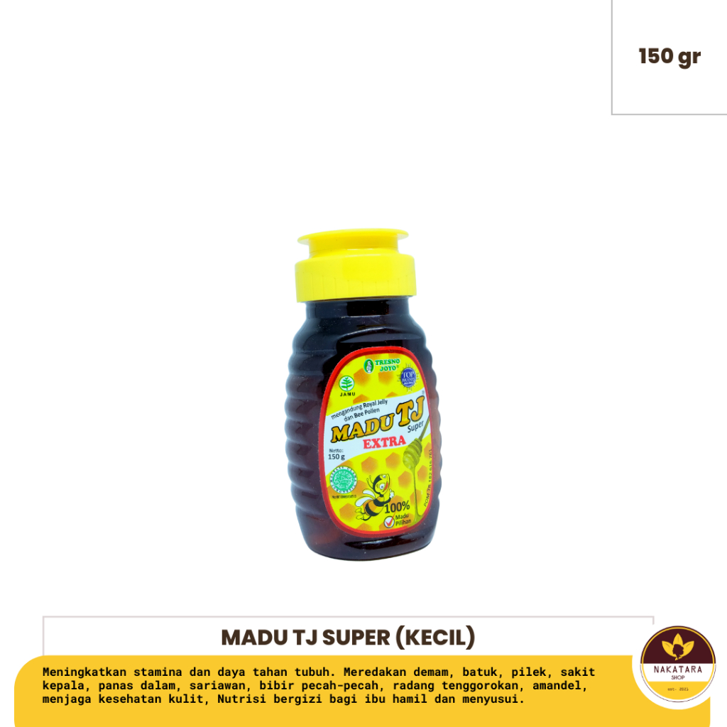 

MADU TJ SUPER BOTOL 150 GRAM (KECIL)