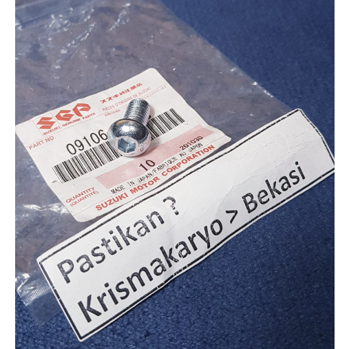 Baut Bracket Satria 2 tak Hiu 2t Lumba Ori Foot Step Belakang 2tak Suzuki