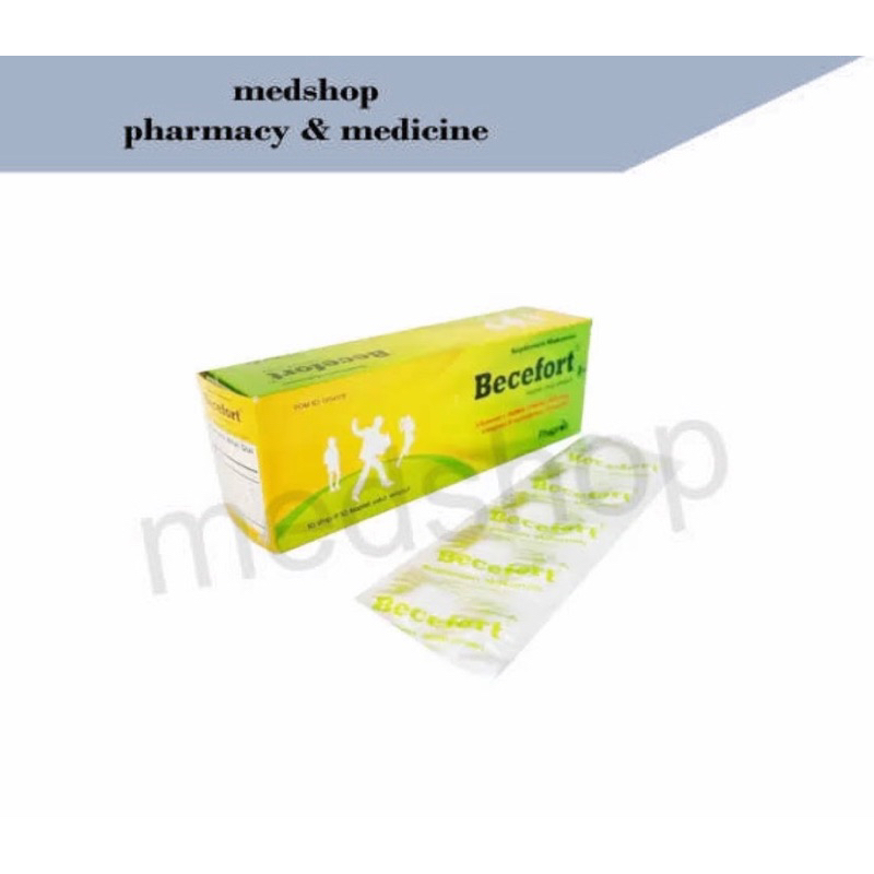 Becefort Tablet Multivitamin Vitamin C, B Complex, Vitamin E