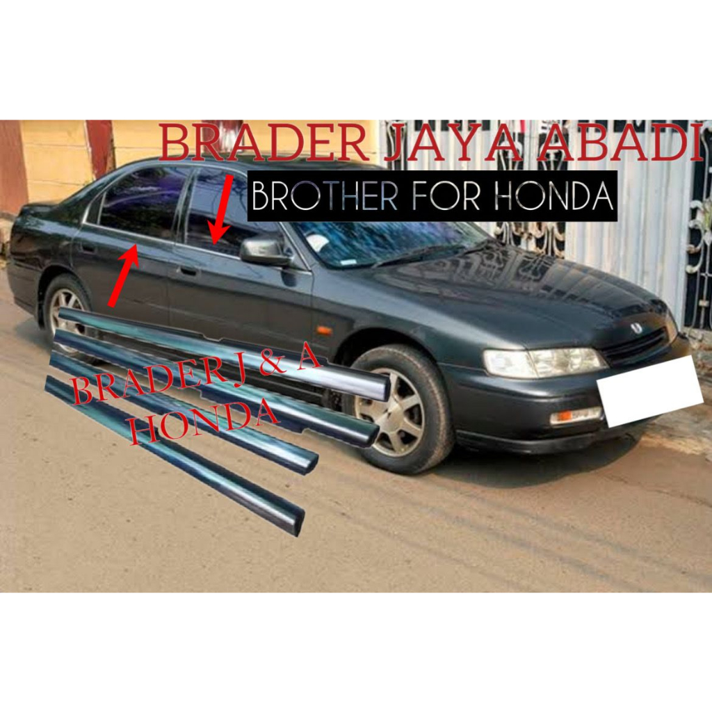 LIST PELIPIT KACA LUAR WATER STRIP KARET PINTU ACCORD CIELO 1994 1995 1996 1997 HONDA 72410-SV4-A01 
