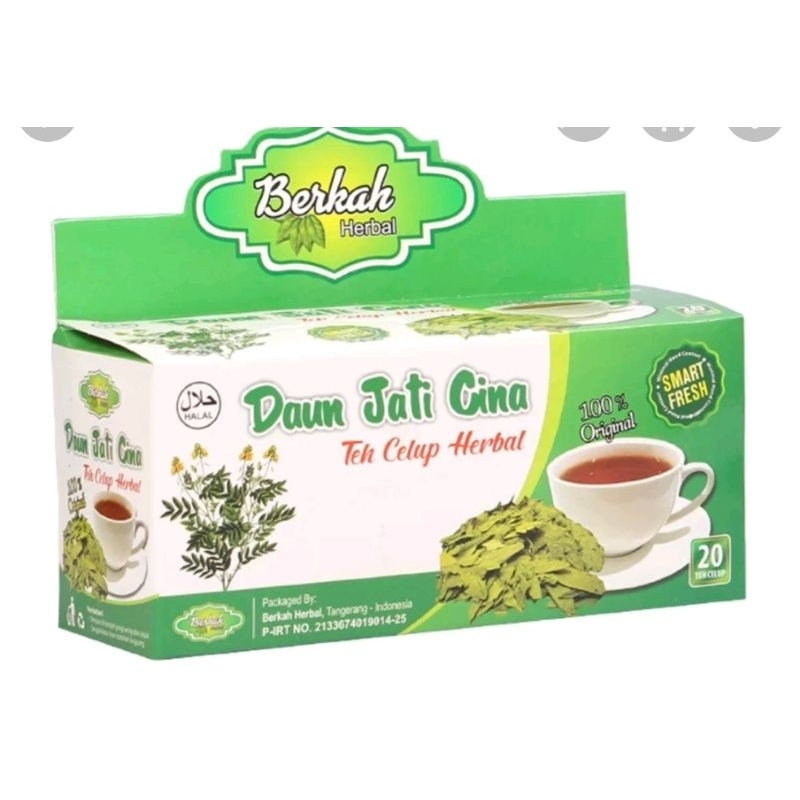 

Teh celup daun jati cina herbal