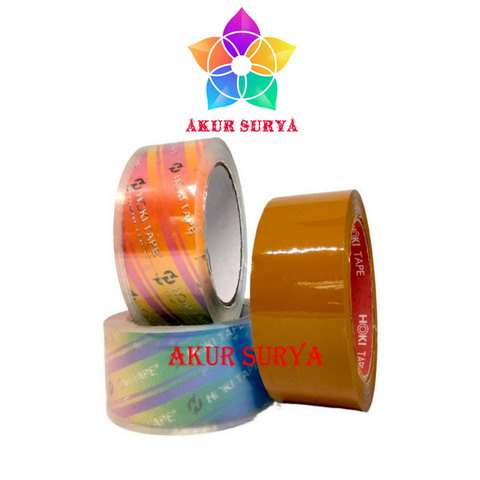 

Lakban Bening Super Clear Coklat 45mm x 100yard 45mmx100yard Hoki 888