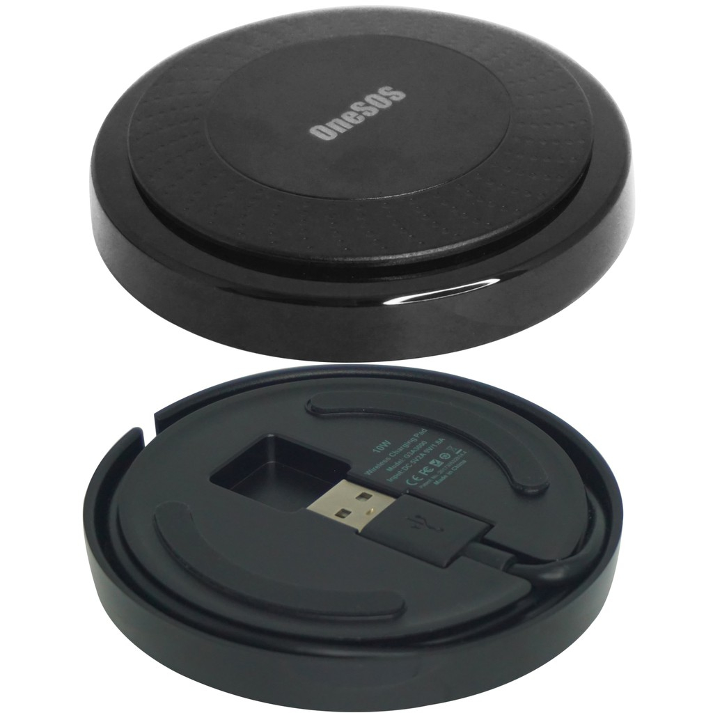 OneSOS Charging Pad Charger Wireless Charger Tempel Fast Charger HP Tanpa Kabel Wireless Portable