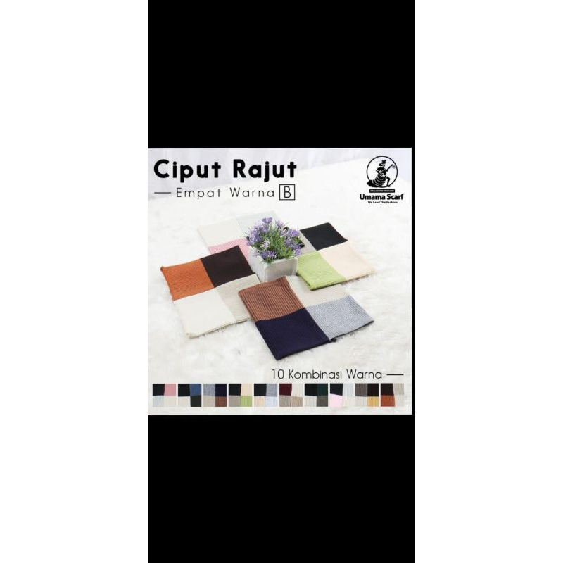 ready ciput rajut 4 warna by Umama