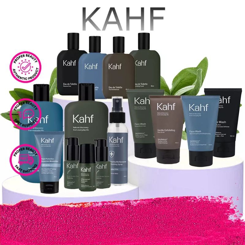 KAHF face wash 100ml | kahf body wash 200ml