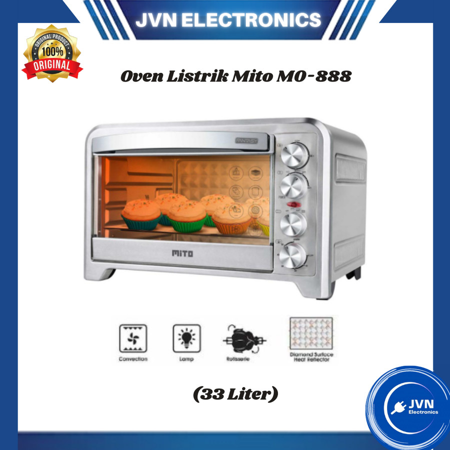 Oven Listrik Mito MO-888 (33 Liter)