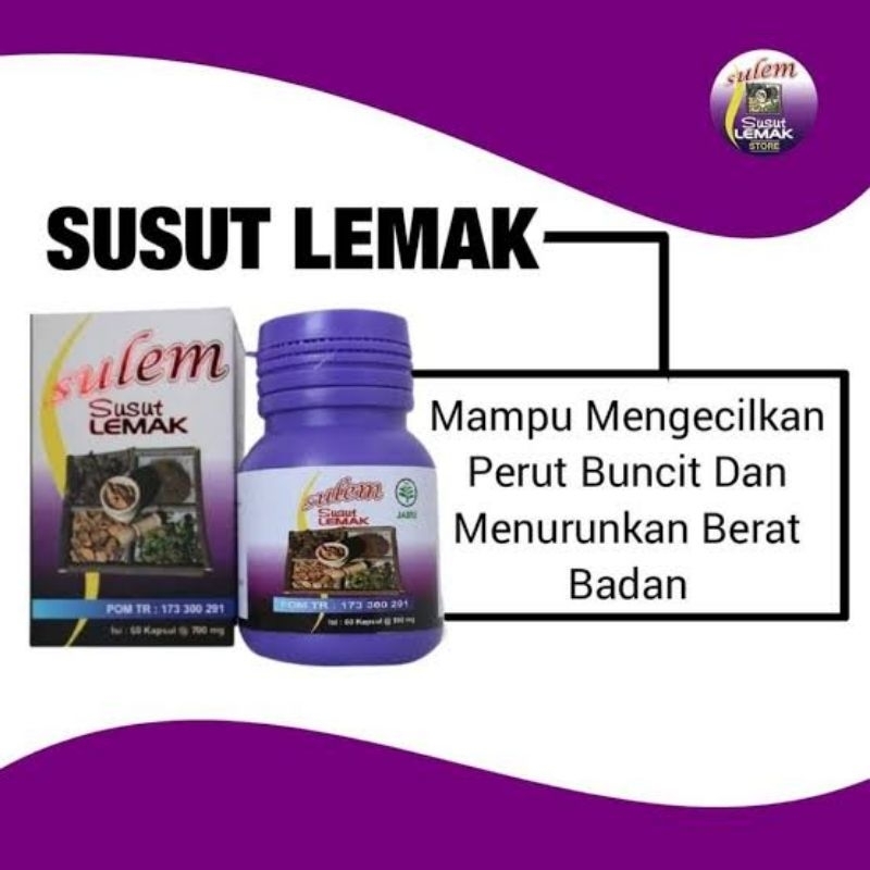 

Pelangsing Badan Dan Cepat SULEM SUSUT LEMAK ORIGINAL ISI 60 Kapsul
