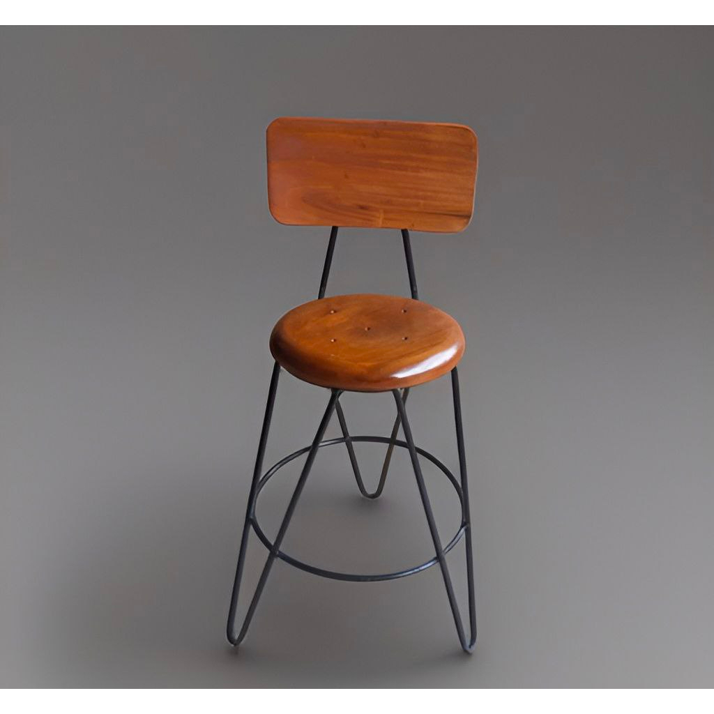 Kursi Cafe Sandar / Kursi Bar Sandar / Kursi Outdoor Sandar T 50 Cm