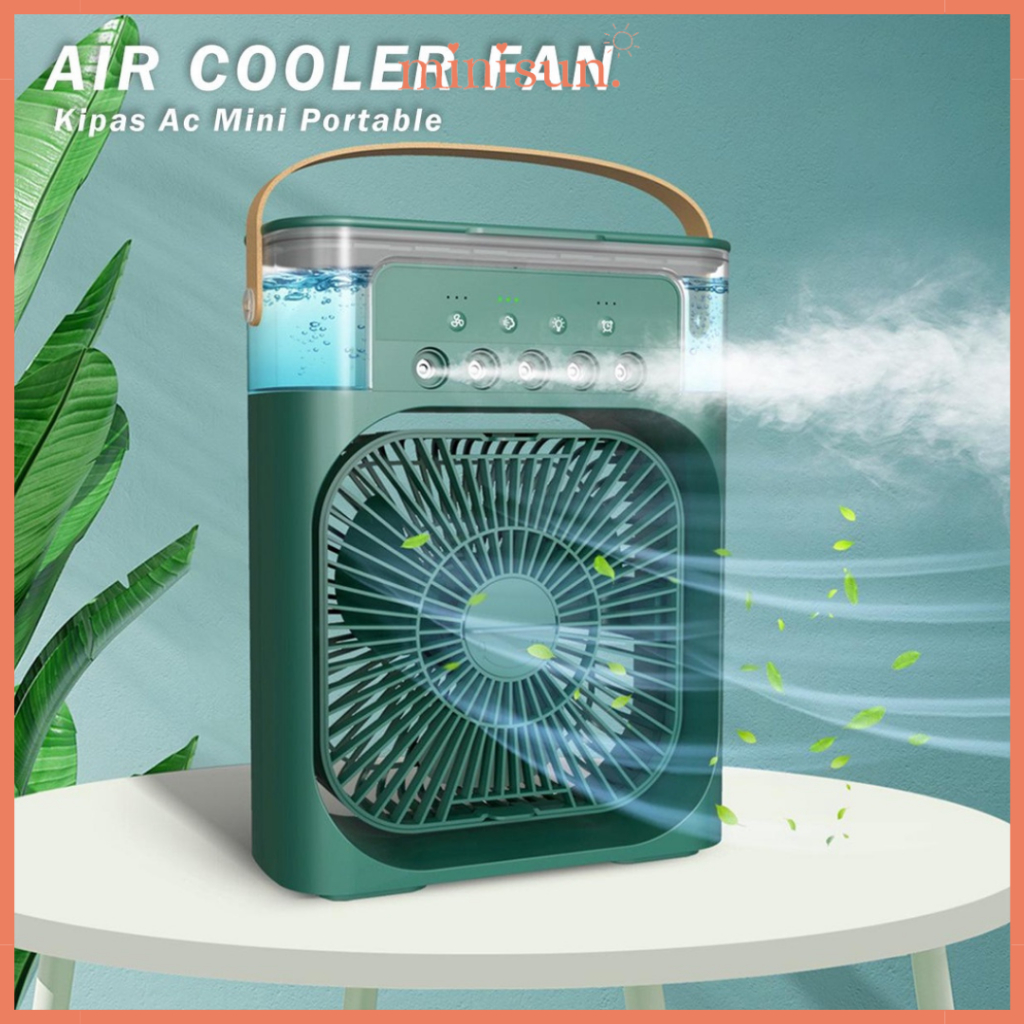 Mini Cooling Fan Kipas AC Portable Air Cooler Kipas AC Mini Mini AC Cooler Portable Kipas Angin Port