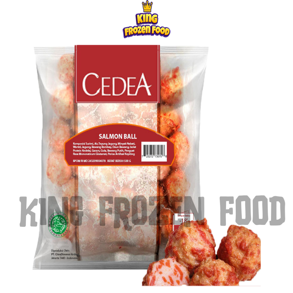 

Cedea Salmon Ball 500G - Bola Salmon