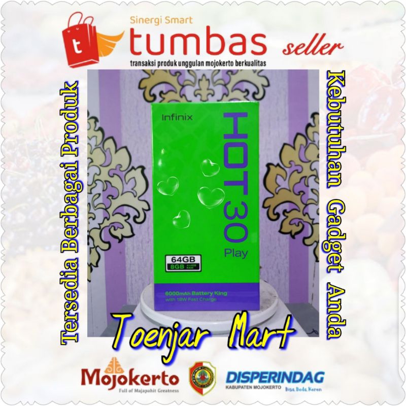 Infinix HOT 10 Play RAM 2/32 3/32 4/64 GB Garansi resmi