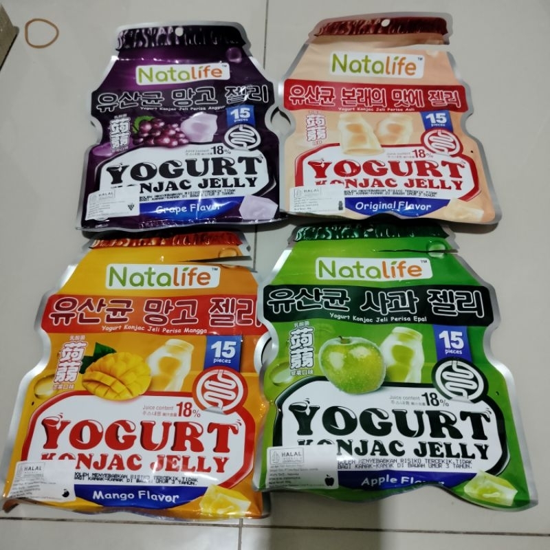 

Natalife Yogurt Konjac Jelly Satuan/ Per Pcs Snack Import