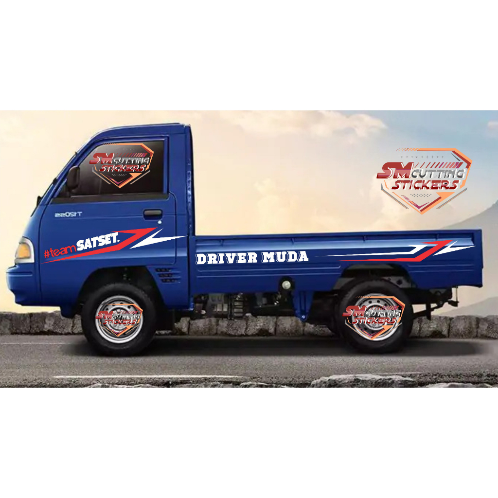 STICKER MOBIL CARRY PICK UP SUZUKI STICKER MOBIL TERBARU