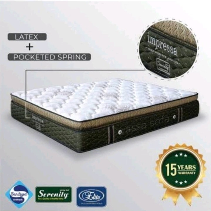 kasur Mattress elite impressa pocket latex by Elite