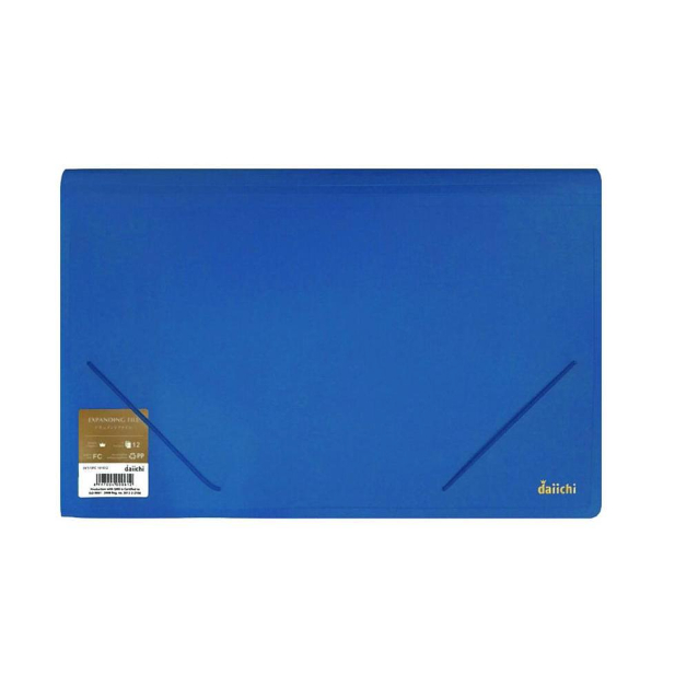 

DAIICHI Expanding File F4 12 Pocket DCS13FC - Blue