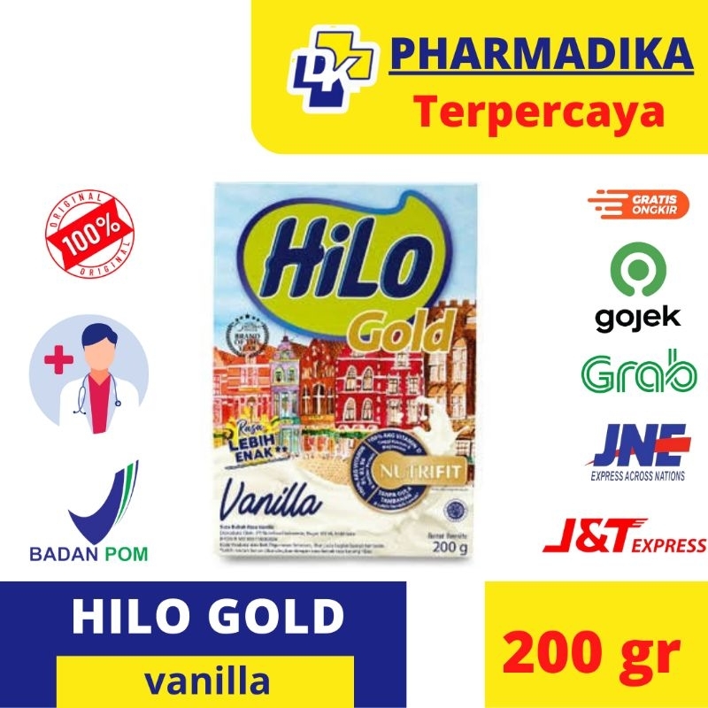 

HILO GOLD VANILA 200 GR - SUSU TINGGI KALSIUM LEBIH RENDAH LEMAK 200 GR (tanyakan stok terlebih dahulu)