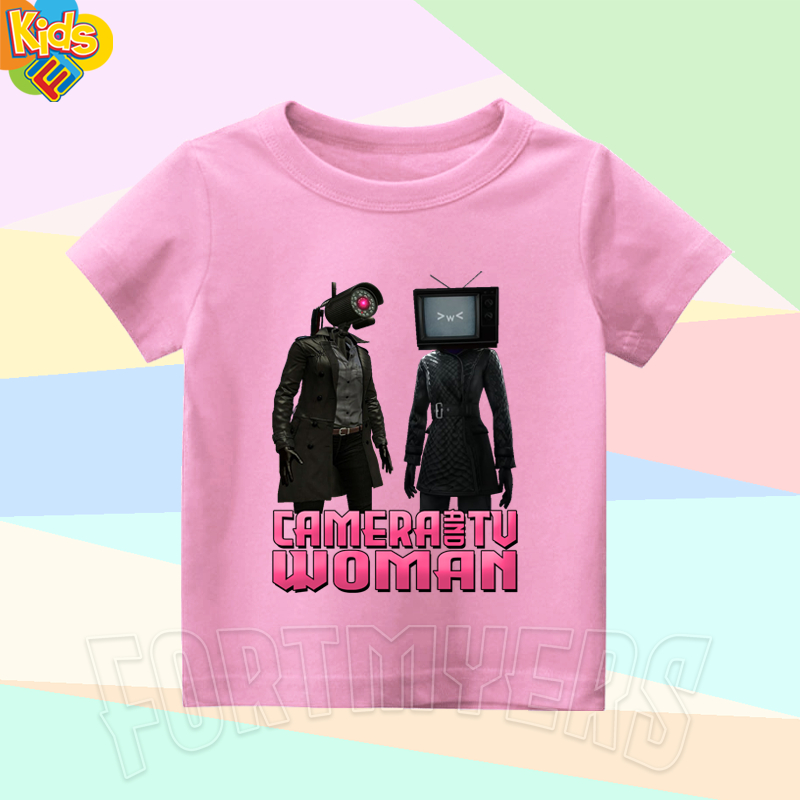 BAJU ANAK KAOS ANAK CAMERA WOMAN TV WOMAN SKIBIDI TOILET ATASAN ANAK UNISEX