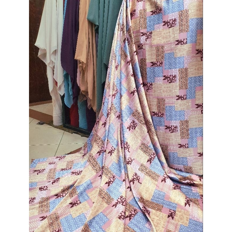 Kain Meteran - Kain - Kain SATIN PREMIUM MOTIF 2