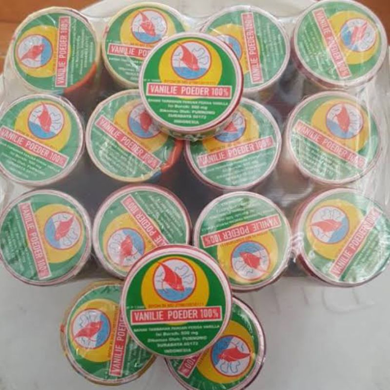 

VANILI CAP KAPAL LAYAR VANILI BUBUK BULAT 1 SLOP ISI 6PCS