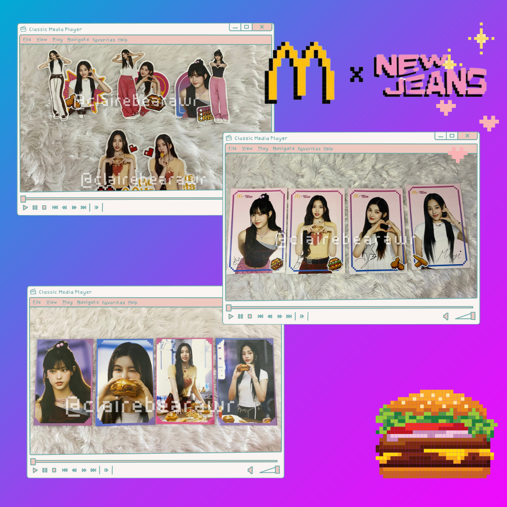 MCD X NewJeans special kit merch individual