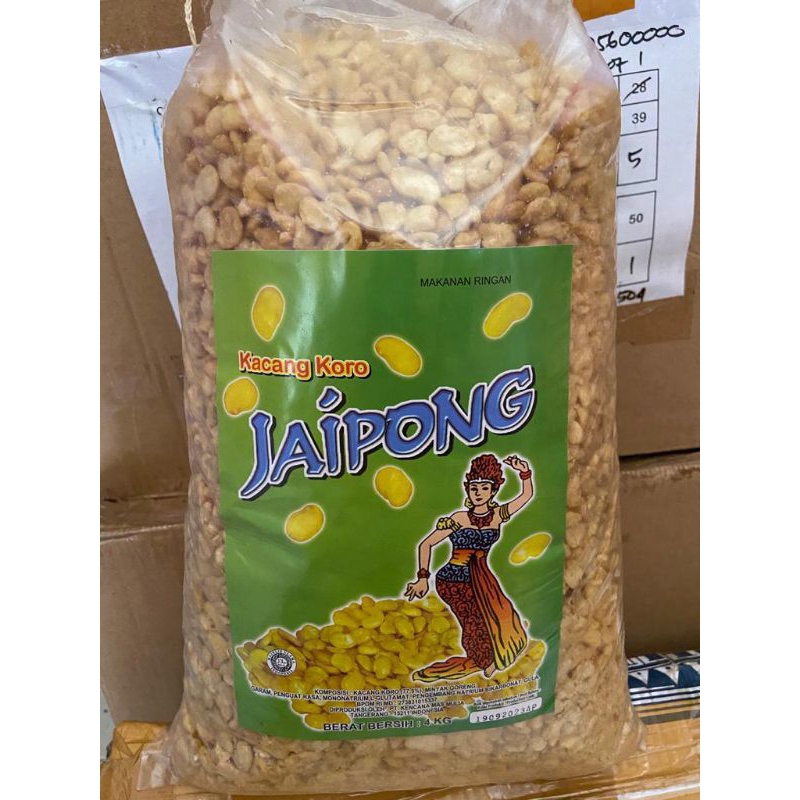 

Kacang Koro Kupas Asin Jaipong 250gram