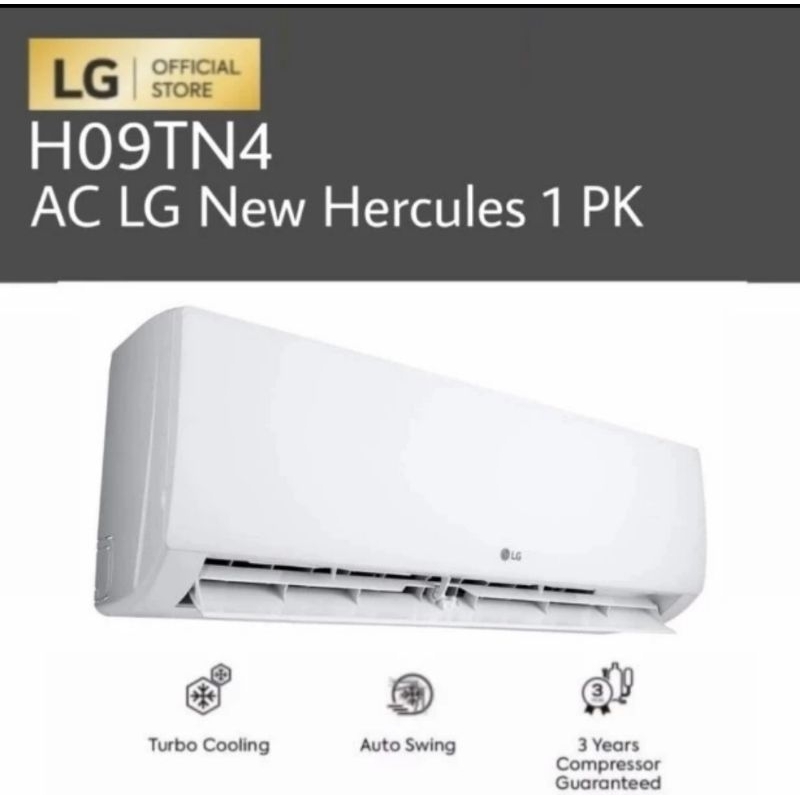 AC LG 1PK 09TN4 HERCULES TURBO COOLING AC LG 09TN4 1PK
