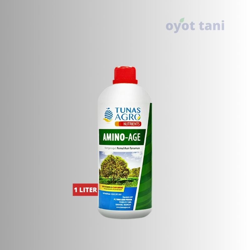 Amino-Age 1 L (Original) | Tunas Agro Nutrients | Mempercepat Pemulihan Tanaman, Kaya Vitamin & Asam