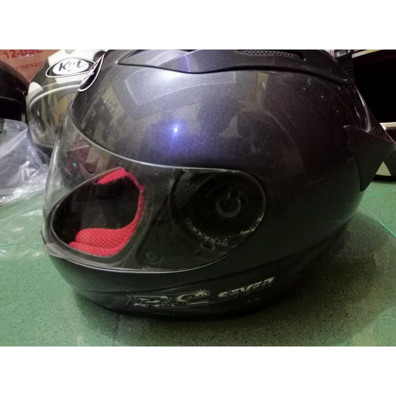 HELM KYT RC7 GREY  SECOND ORIGINAL