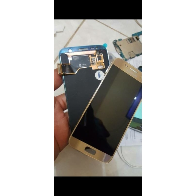 LCD Samsung Galaxy S7 Flat Copotan ORI.
