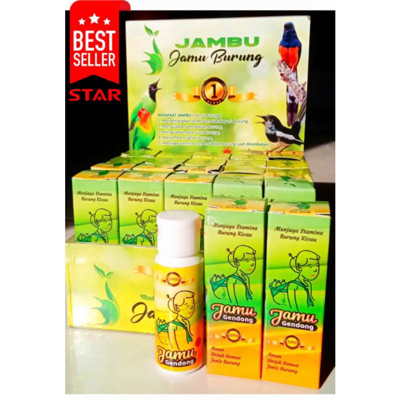 JAMU GENDONG ,  JAMU BURUNG KICAU, VITAMIN BURUNG (COD)