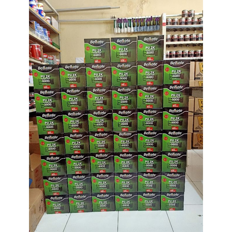 clear belkote pu 2k 3000