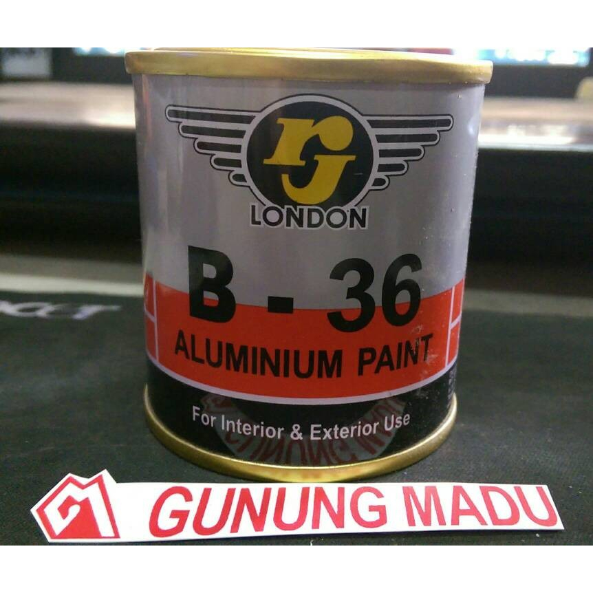 CAT SILVER ALUMINIUM / CAT BESI MINYAK RJ ALUMUNIUM 100 ML