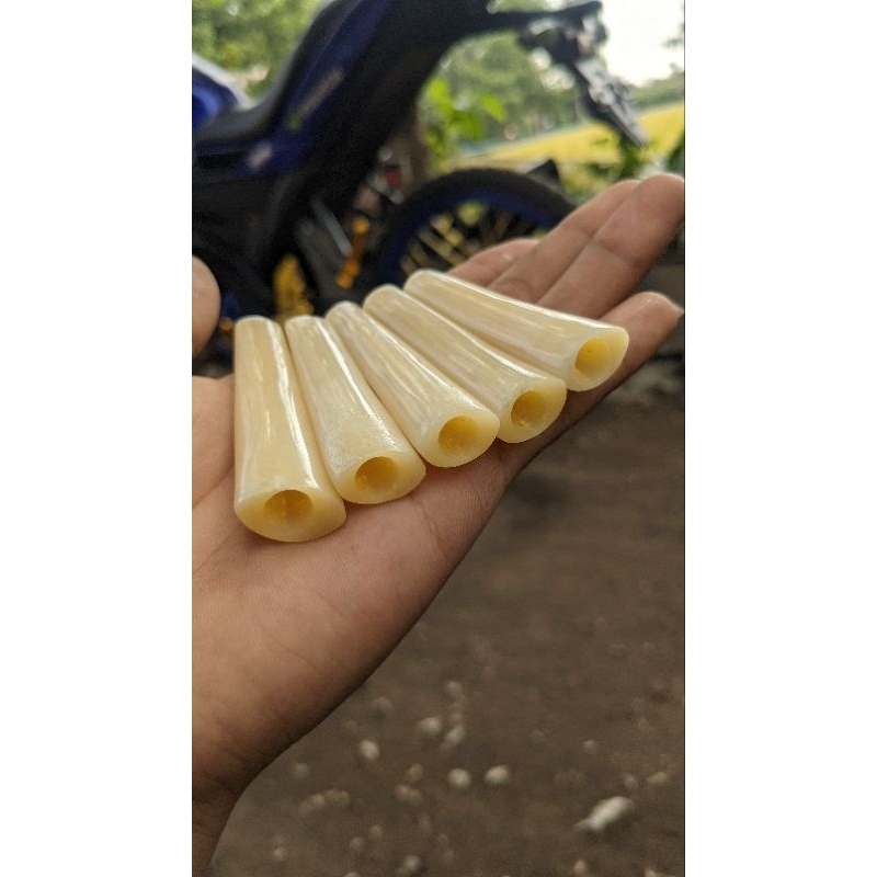 once/cangklong tulang unta oval 7-8cm super kristal alami