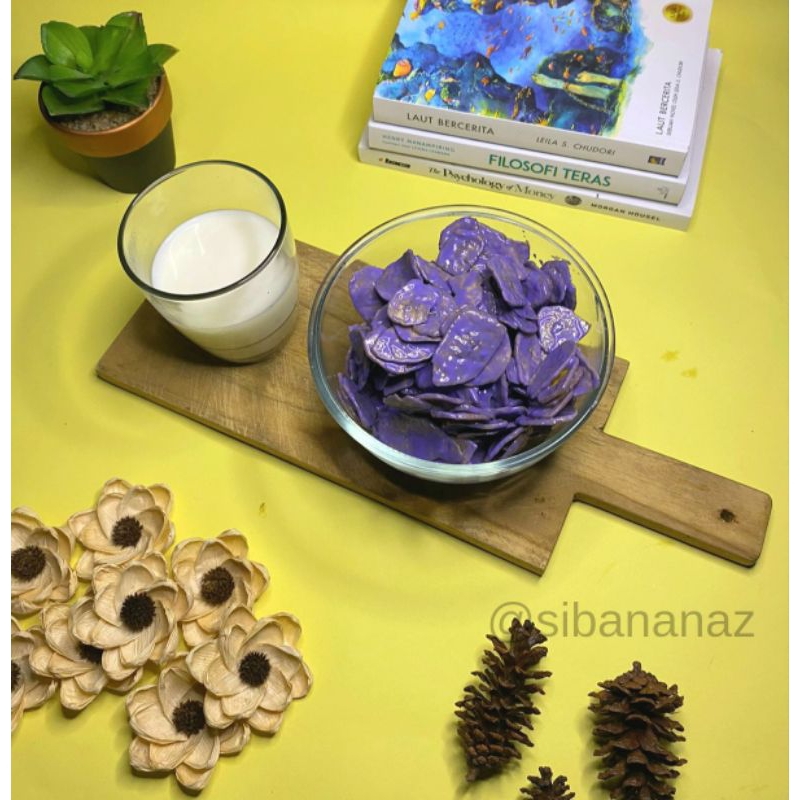 

KERIPIK PISANG LUMER (RASA TARO) BY SIBANANAZ 250 GRAM