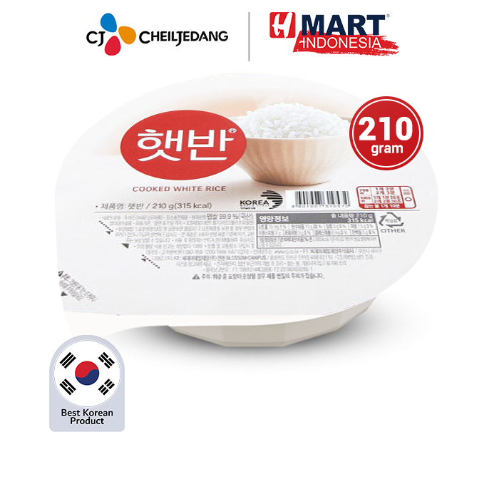 

CJ Hetbahn Cooked White Rice - Nasi Putih Instan Korea 210g