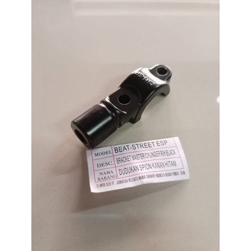 DUDUKAN SPION KANAN DUDUKAN MASTER REM HONDA BEAT ESP BEAT STREET WARNA HITAM