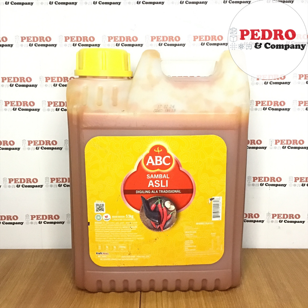 

ABC sambal asli 5.5 kg - chilli sauce / saos chili pedas